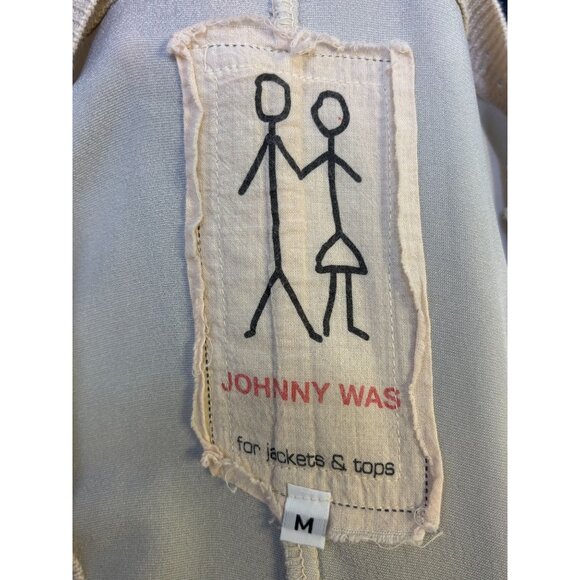 Johnny Was Velvet Blouse Pullover Sand Color M - Picture 5 of 5